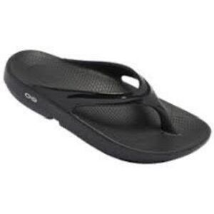 OOFOS OOlala Black Flip Flop - Women's‎ Size 10